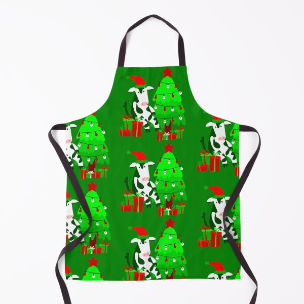 Item preview, christmas tree santa claus cow designed and sold by Gossip Rag.