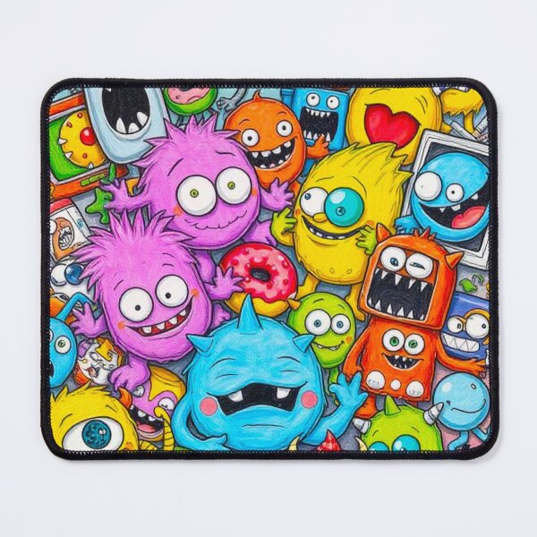 Item preview, HAPPY FUNNY CUTE SILLY COLORFUL MONSTER ART #22 designed and sold by Arts4U.