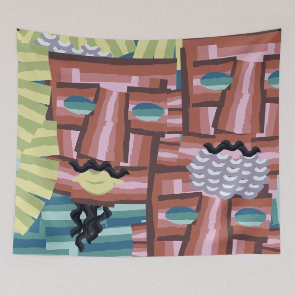 Item preview, Blue Rose Cubed designed and sold by DARWIN STEAD.