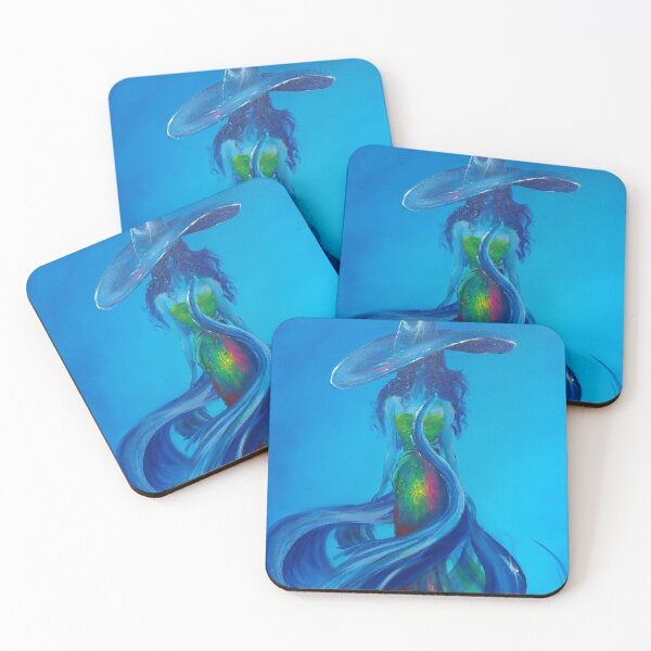 Item preview, Blue witch with flowing dress designed and sold by RawlingsArt.