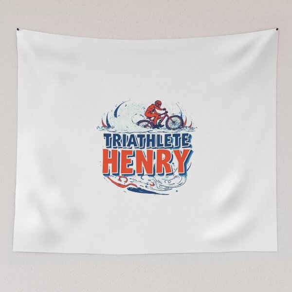 Item preview, Dynamic Triathlete Henry - Swim, Bike, Run designed and sold by Triathlongram.