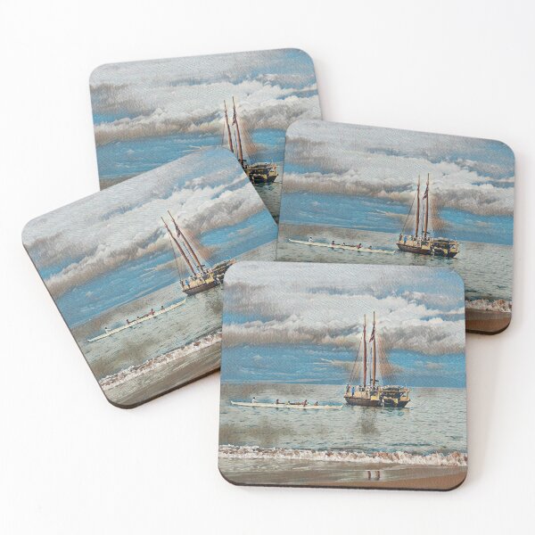 Item preview, Wailea Canoe & Ship designed and sold by Scurvy Dawg Design.