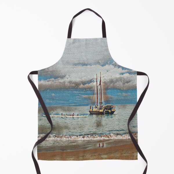 Item preview, Wailea Canoe & Ship designed and sold by Scurvy Dawg Design.