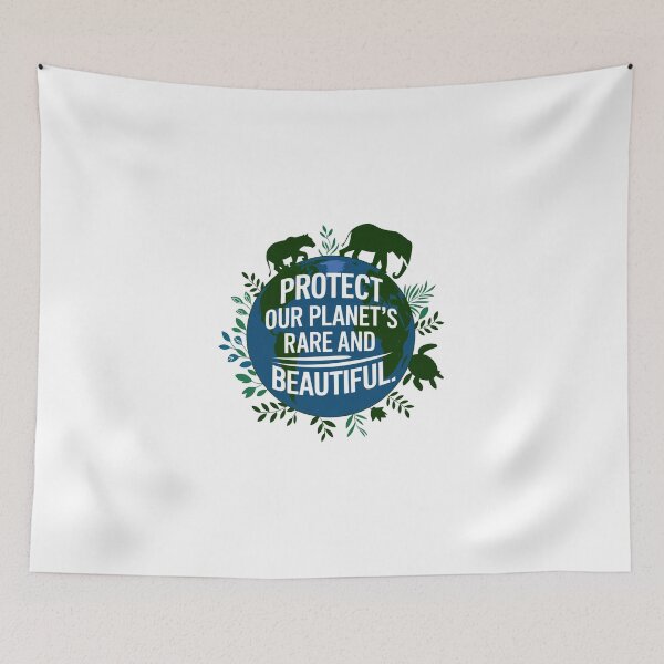 Item preview, Protect Our Planet’s Wildlife – Endangered Species & Biodiversity Conservation designed and sold by harmzk90.