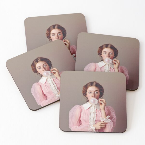 Item preview, Victorian lady with gum designed and sold by TrendyArtInk.