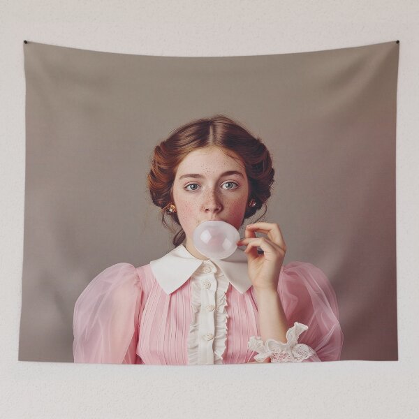 Item preview, Victorian lady with gum designed and sold by TrendyArtInk.