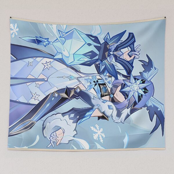Item preview, Fatui Cryo Cicin Mage | Genshin Impact TCG designed and sold by kazatodoesart.