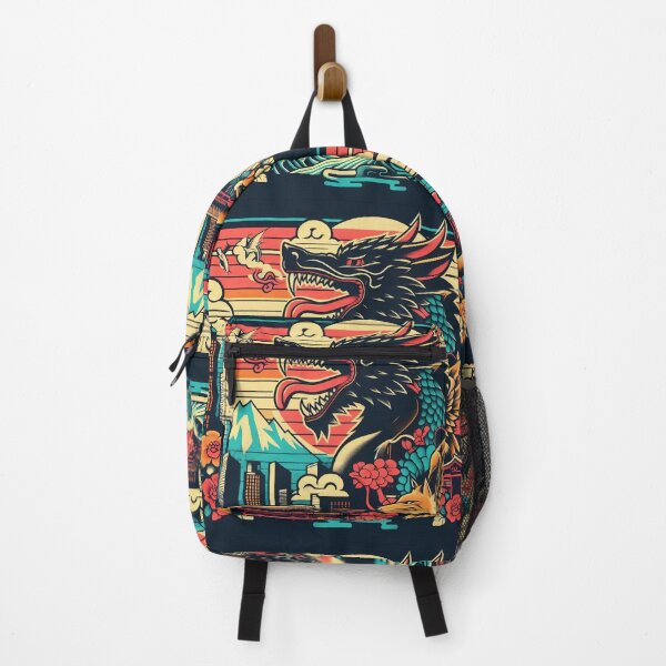 Item preview, Retro Japanse Dragon Image, Mount Fuji designed and sold by neildoch.