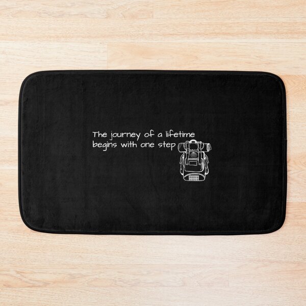 Item preview, The Journey of a Lifetime Begins with One Step designed and sold by perryartdesign.