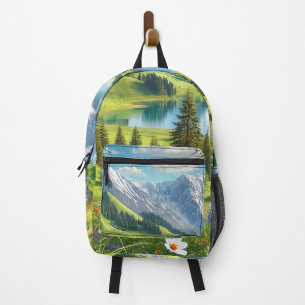 Item preview, Spring landscape with mountains and lake designed and sold by shefo99.