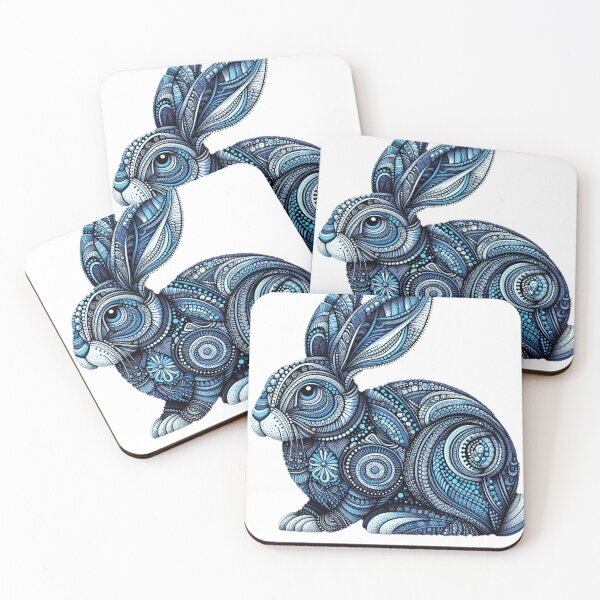 Item preview, Blue rabbit designed and sold by ABDOU Art.