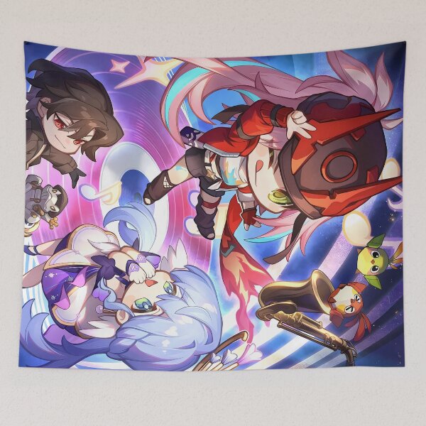 Item preview, Ninja Record: Sound Hunt • Rappa & Robin & Reca • Honkai Star Rail Light Cone designed and sold by kazatodoesart.