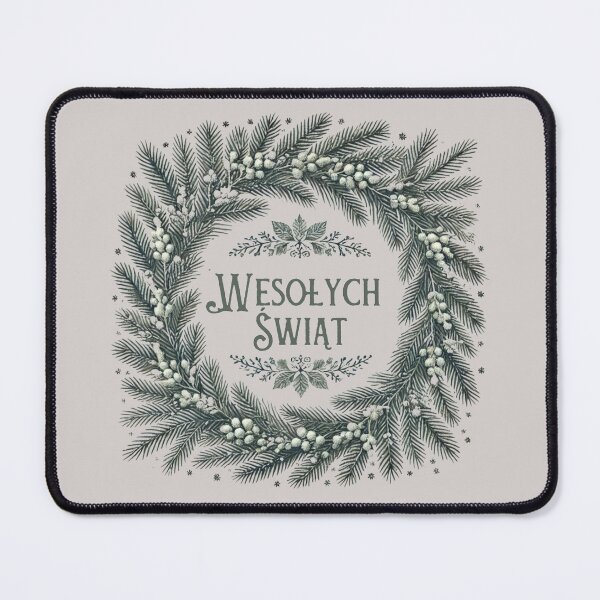Item preview, Polish Christmas greetings wesolych swiat designed and sold by Meandmyshop.