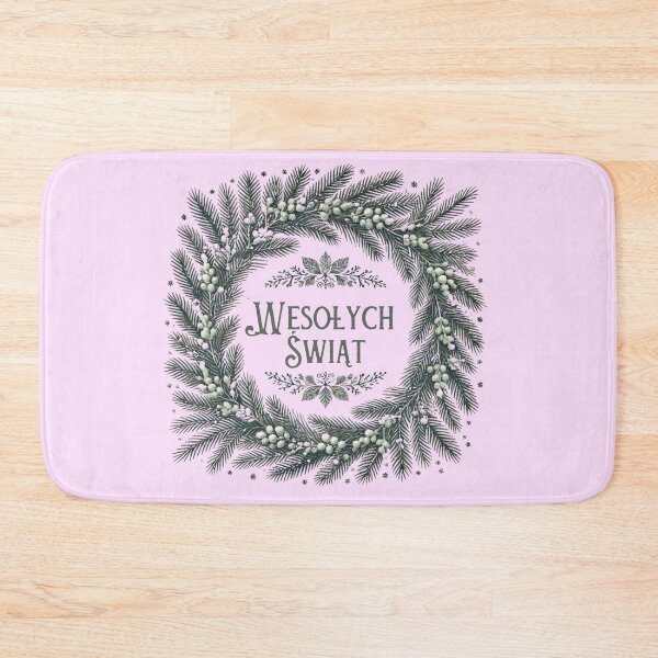 Item preview, Polish Christmas greetings wesolych swiat designed and sold by Meandmyshop.