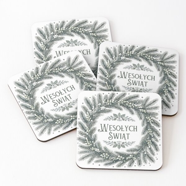 Item preview, Polish Christmas greetings wesolych swiat designed and sold by Meandmyshop.