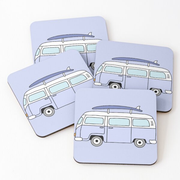 Item preview, Surf camper purple designed and sold by sharleyandrews.