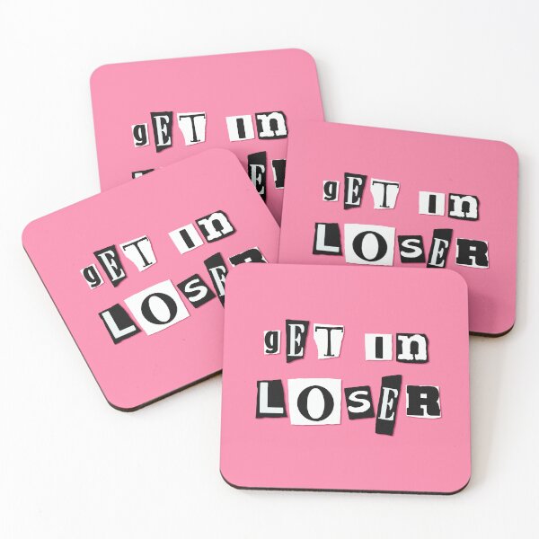 Item preview, “Get In Loser” Mean Girls Sticker - Burn Book Inspired Design for Planners, Laptops, and More designed and sold by Mint Print.