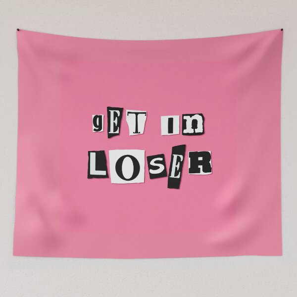 Item preview, “Get In Loser” Mean Girls Sticker - Burn Book Inspired Design for Planners, Laptops, and More designed and sold by Mint Print.