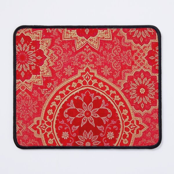 Artikelvorschau, Oriental Pattern Bohemian Red Golden entworfen und verkauft von GraphicsiteShop.
