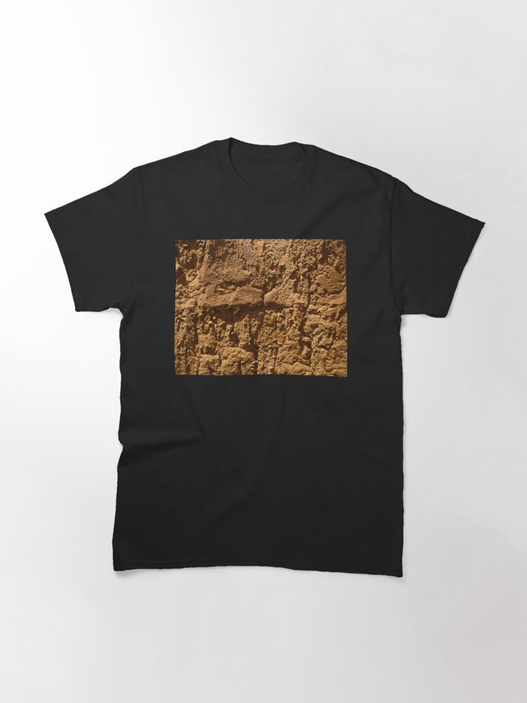 Thumbnail 3 of 7, Classic T-Shirt, Adobe wall at Magpie Springs designed and sold by MagpieSprings.