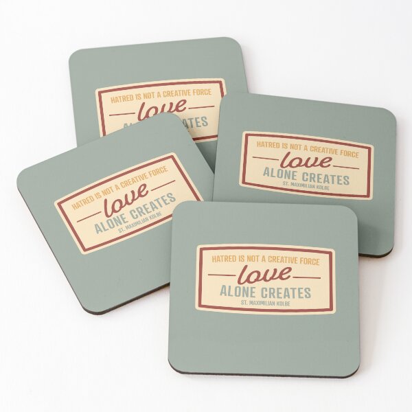Item preview, Love Alone Creates - St. Maximilian Kolbe designed and sold by cmills730.