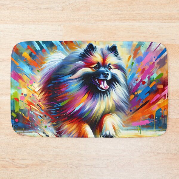 Item preview, Keeshond Dog Portrait Acrylic Art Print Pet Portrait Gifts for Dog Lovers designed and sold by Puppy Puzzles Plus.