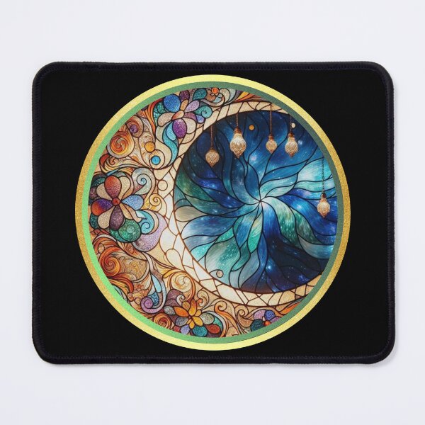 Item preview, Stained Glass Moon designed and sold by Vast-Designs.