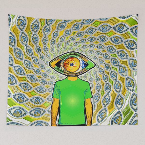 Aperçu de l'œuvre Technicolour Eyeman2 créée et vendue par Klaus Bremner (Autotelic Art).