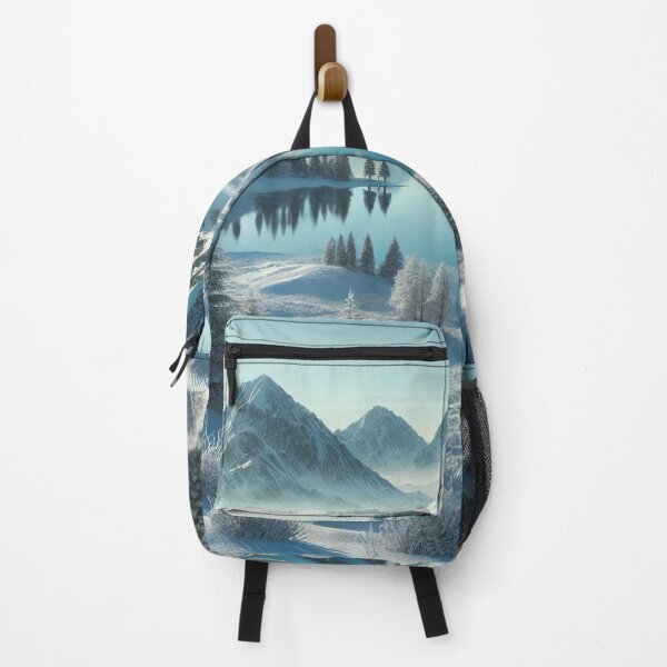 Item preview, Winter mountain landscape on the frozen lake designed and sold by shefo99.