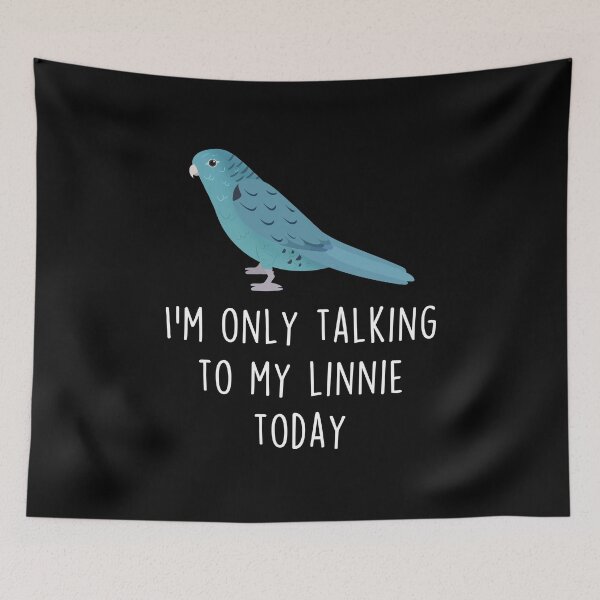 Item preview, Lineolated Parakeet Parrot Talking To designed and sold by Clara Hollins.
