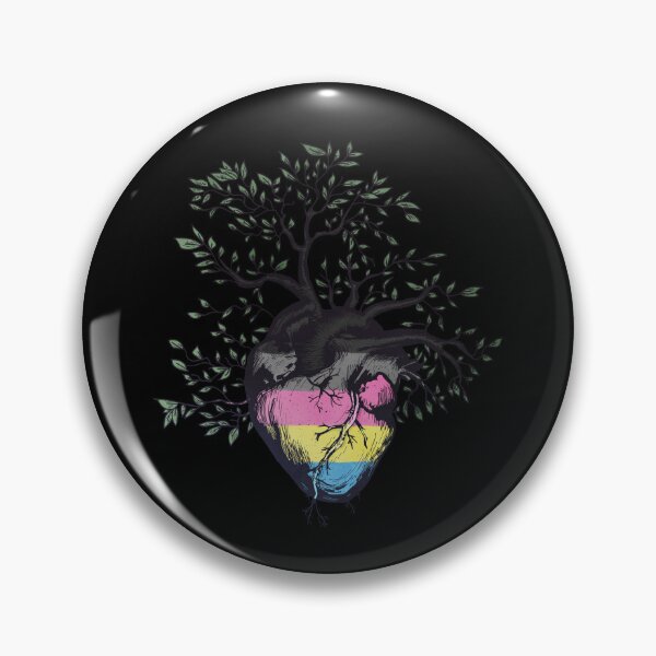 Item preview, Polygender Tree of Life Heart LGBT Pride Flag designed and sold by Clara Hollins.
