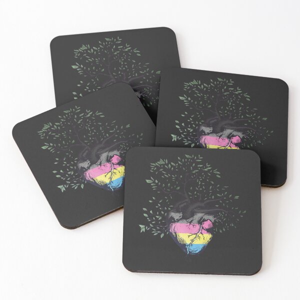 Item preview, Polygender Tree of Life Heart LGBT Pride Flag designed and sold by Clara Hollins.