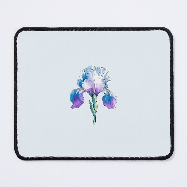 Item preview, vibrant iris, flower pattern, flower power designed and sold by EMMonovi.