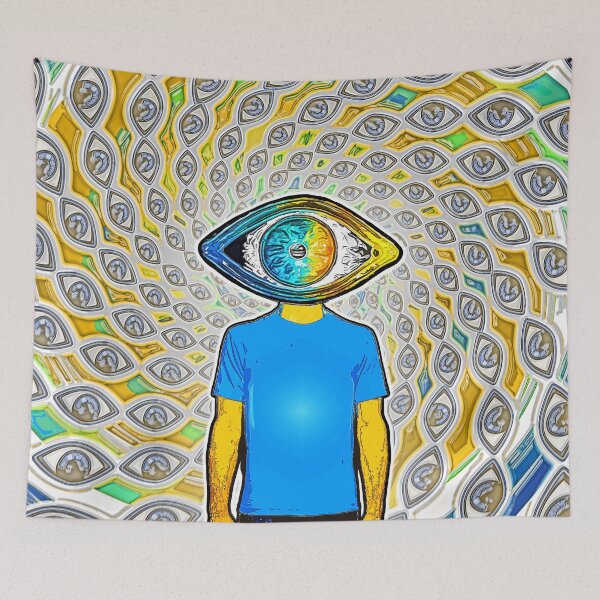 Item preview, TechnicolourEyeman8 designed and sold by Klaus Bremner (Autotelic Art).