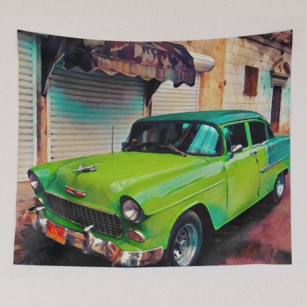 Item preview, Green 1956 Chevrolet, Cuba designed and sold by Deepy1.