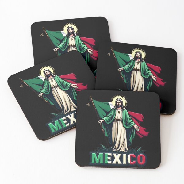 Item preview, San Judas Tadeo con Bandera de México  designed and sold by ArtFromBeyond.