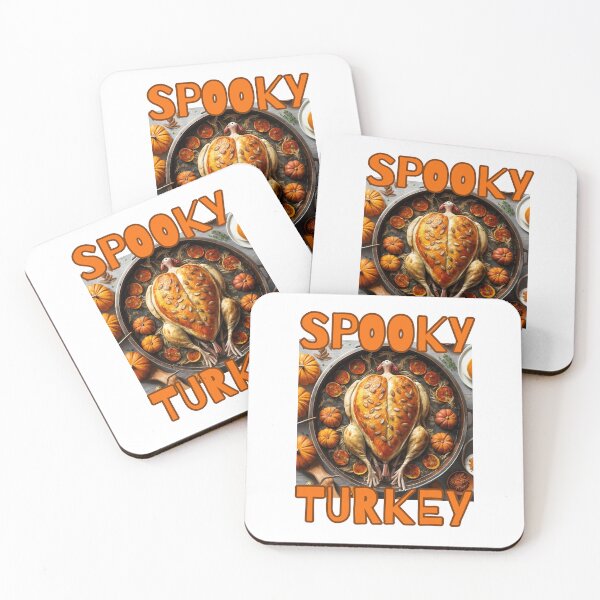 Item preview, Spooky turkey witk pumpkins is funny cute gifts for helloween and thanksgiving  designed and sold by thankful-loco.