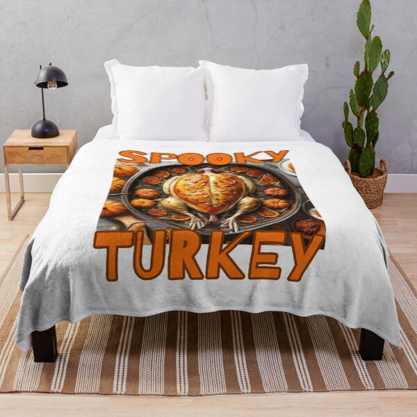 Item preview, Spooky turkey witk pumpkins is funny cute gifts for helloween and thanksgiving designed and sold by thankful-loco.