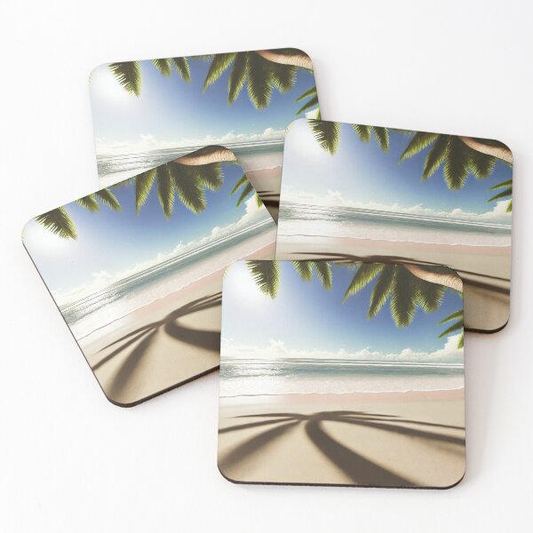 Item preview, Tropical beach with wide ocean designed and sold by shefo99.