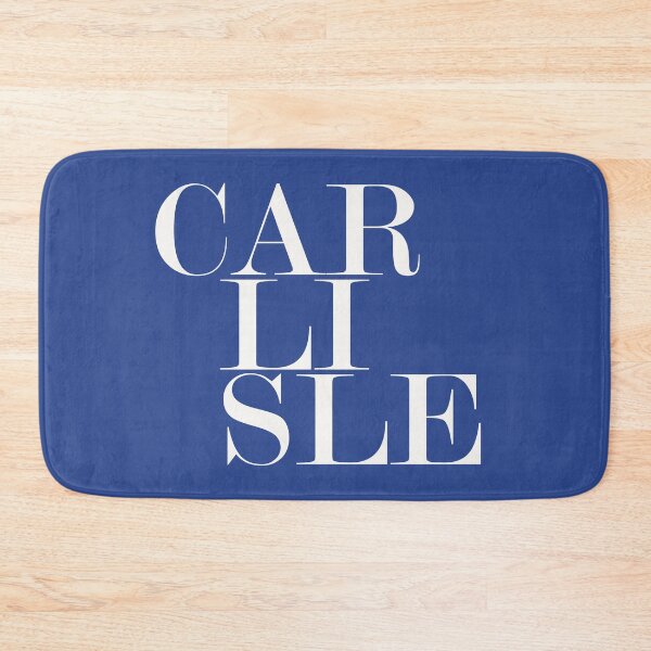 Item preview, Carlisle UK (Blue) Typography Minimalist Patriotic Travel Souvenir designed and sold by kakarikihill.