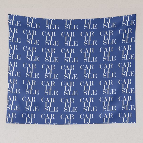 Item preview, Carlisle UK (Blue) Typography Minimalist Patriotic Travel Souvenir designed and sold by kakarikihill.