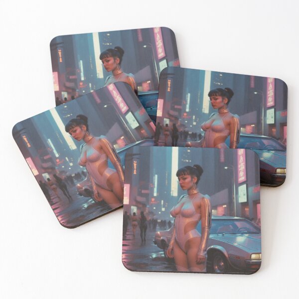 Item preview, Caminantes nocturnos ciberpunk designed and sold by Greezey.