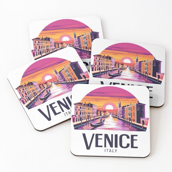 Item preview, Venice Sunset Vector Art - Italian Charm Gift Shirt designed and sold by LoliDesignShop.