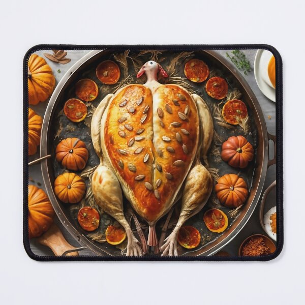 Item preview, Funny turkey witk pumpkins is  cute gifts for helloween and thanksgiving day designed and sold by thankful-loco.