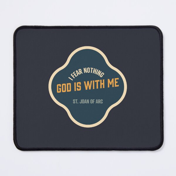 Item preview, God is With Me - St. Joan of Arc designed and sold by cmills730.