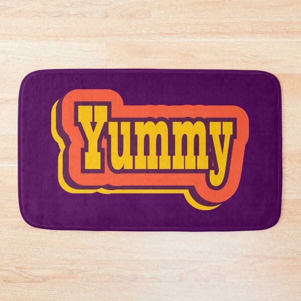 Item preview, Yummy Retro Typography designed and sold by ArtNoveltee.