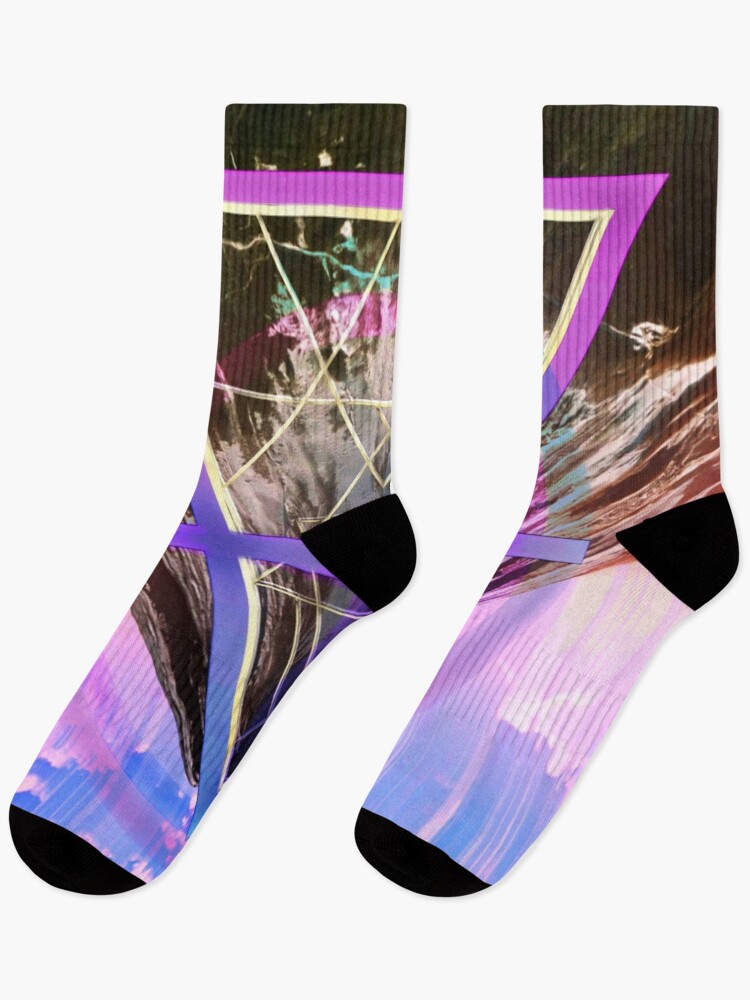Thumbnail 1 of 5, Socks, Elemental designed and sold by Cosmic-Prism.