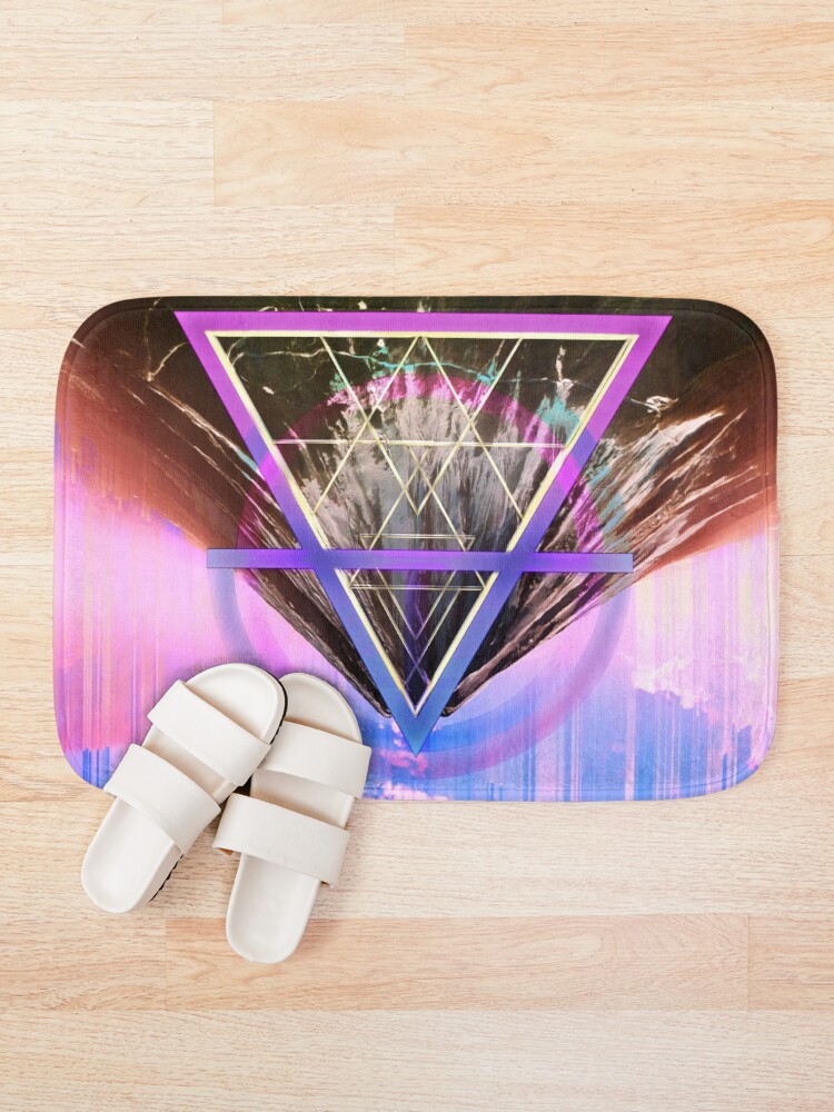 Thumbnail 1 of 6, Bath Mat, Elemental designed and sold by Cosmic-Prism.