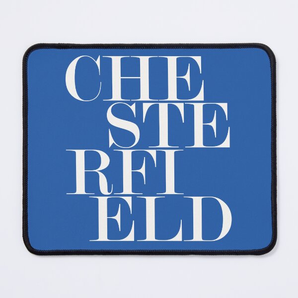 Item preview, Chesterfield UK City Typography Minimalist Artwork designed and sold by kakarikihill.