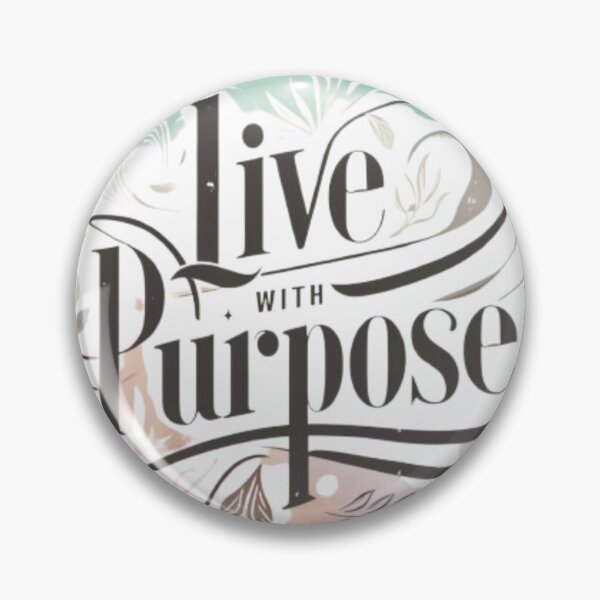 Item preview, Live with Purpose - Inspirational Print designed and sold by CanvasWhimsy.